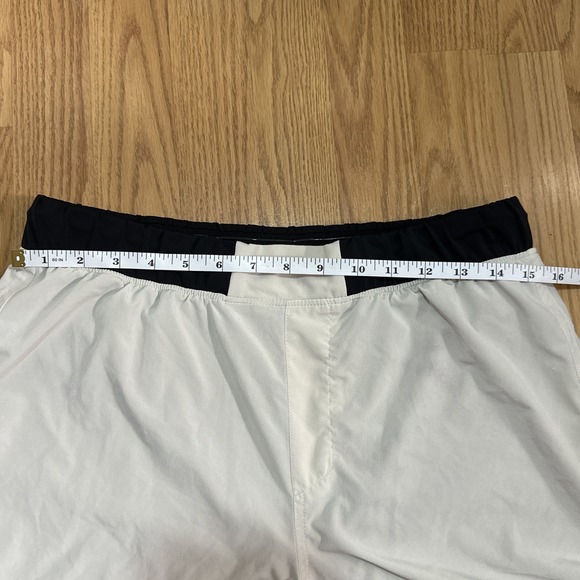Ten Thousand Fight Shorts Mens Medium Beige 7 in Inseam Athletic Lined Stretch - Picture 5 of 10